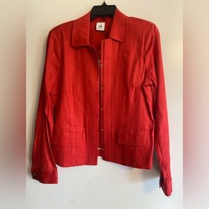 CAbi Linen Blend Valentine Jacket- Size M